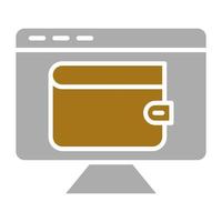 Digital Wallet Vector Icon Style