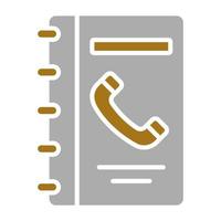 Phone Book Vector Icon Style