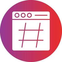 Vector Design Hashtag Icon Style