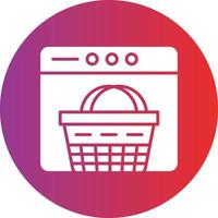 Vector Design Ecommerce Webpage Icon Style