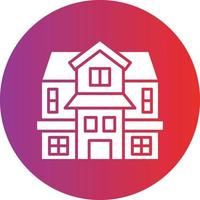 Vector Design Mansion Icon Style