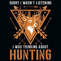 Hunting graphics tshirt design vector