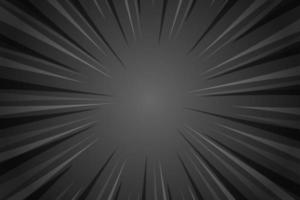 Blank black rays background with pattern lines vector