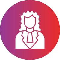 Vector Design Judge Icon Style