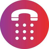 Vector Design Phone Dial Icon Style