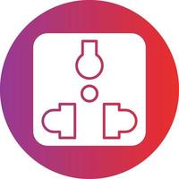 Vector Design Socket Icon Style
