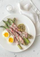 Bacon wrapped asparagus dippers photo