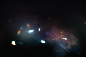 Overlay light effect for photo and mockups. Colored Film Burn Light Photo Overlay, Using Screen Mode, Abstract Background, Rainbow Lens Leaks Prism Colors, Trend Design, Creative Defocused Effect
