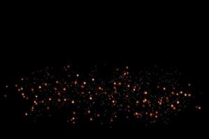 abstract bokeh background of golden light burst made from bokeh motion. photo