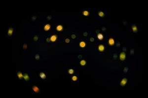 resumen bokeh antecedentes de dorado ligero Estallar hecho desde bokeh movimiento. foto