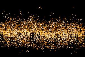 abstract bokeh background of golden light burst made from bokeh motion. photo