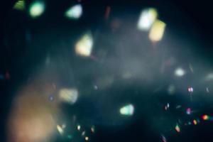 Scratched background. Lens flare effect. Blue distressed aged faded grunge surface with smeared stains dust noise colorful light design. photo