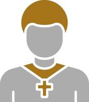 Priest Vector Icon Style