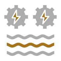 Hydro Power Vector Icon Style