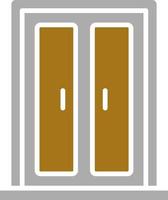 Space Door Vector Icon Style