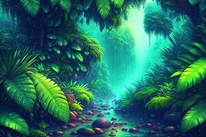 Rain Forest Background by photo