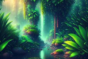 Rain Forest Background by photo