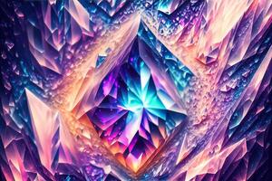 Crystal abstract background by photo