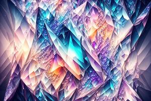 Crystal abstract background by photo