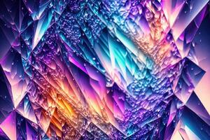 Crystal abstract background by photo