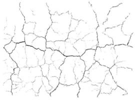 Natural cracks background. Vector overlay texture of cracked surface. One color graphic resource.