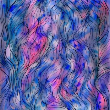 Watercolor texture, Abstract watercolor background, Watercolor multicolor overlay, Multicolor watercolor paper texture, Designed with artificial intelligence, photo