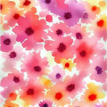 Watercolor texture, Abstract watercolor background, Watercolor multicolor overlay, Multicolor watercolor paper texture, Designed with artificial intelligence, photo