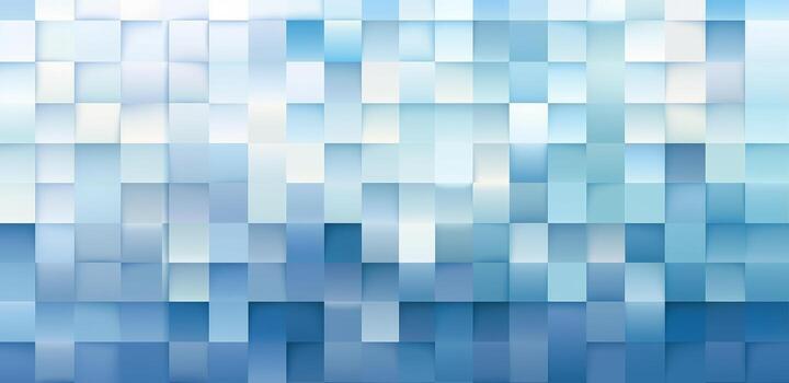 Deep blue brick wallpaper gradient sky ocean colorful block background abstract photo