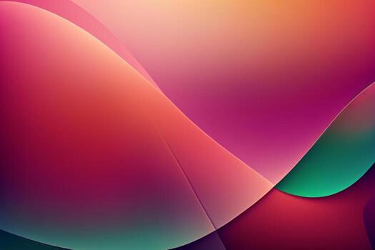 abstract colorful wave gradient background photo