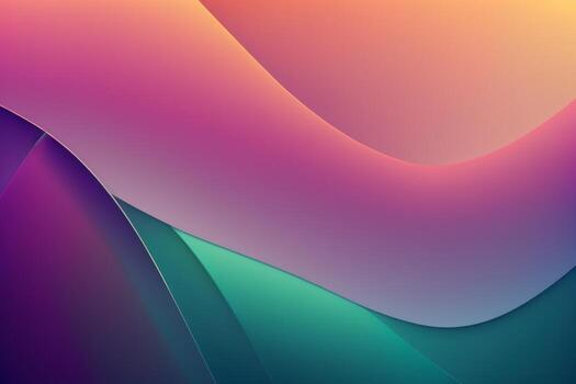 abstract colorful wave gradient background photo
