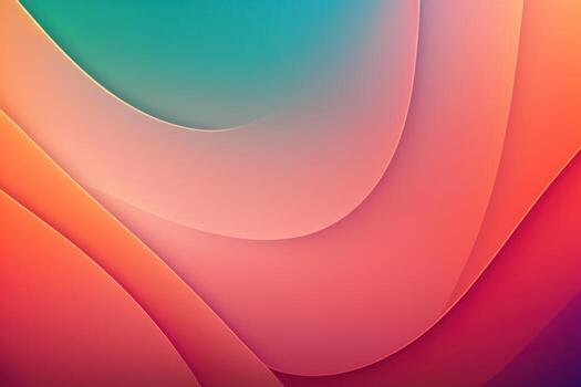 abstract colorful wave gradient background photo