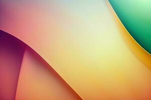 abstract colorful wave gradient background photo