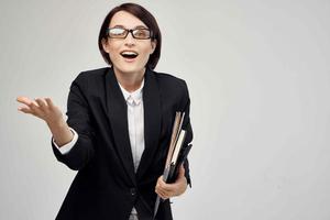 woman in costume Secretary office executive Studio Lifestyle photo