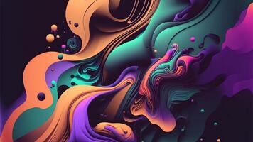 3D Texture Colorful Abstract Background for Desktop Wallpaper Image photo