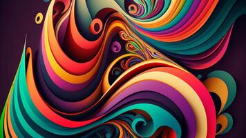 3D Texture Colorful Abstract Background for Desktop Wallpaper Image photo