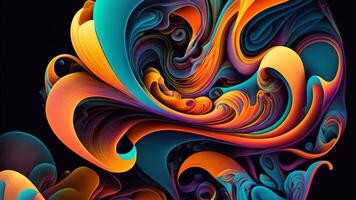 3D Texture Colorful Abstract Background for Desktop Wallpaper Image photo