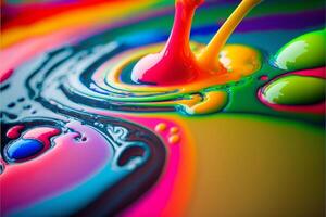 3D Color Paint Splash Texture background photo