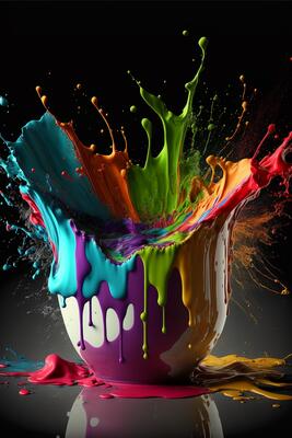 1,377 Paint Bucket Color Splash Stock Photos - Free & Royalty-Free