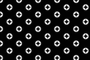 abstract seamless white dot with black bg. vector