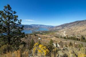 The town of Osoyoos in the Okanagan Valley, BC photo