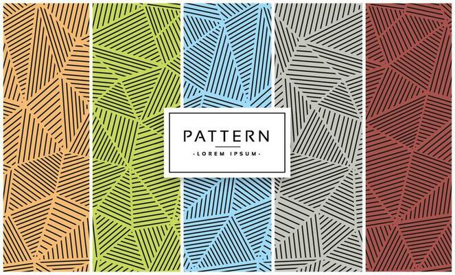Lines pattern with different colors background