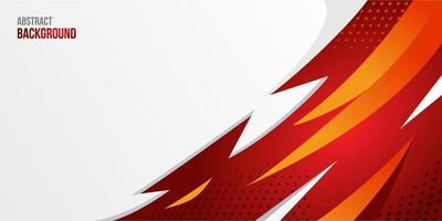 Red and yellow Dynamic power background vector image. Gaming theme Abstract Futuristic Background