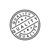 Quality stamp vector