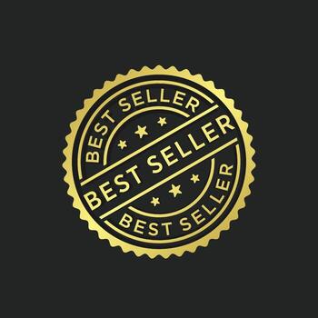 Best seller stamp vector
