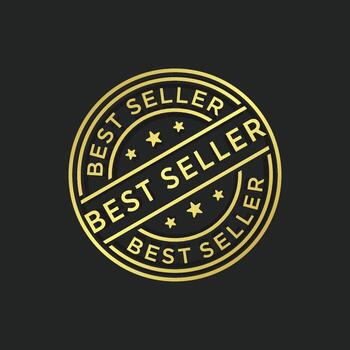 Best seller stamp vector