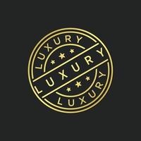 Luxury stamp vector