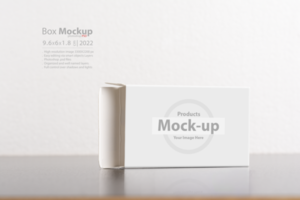Opened empty pillbox on dark background psd