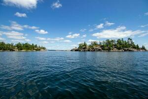 The Benjamin Islands on a summer day photo