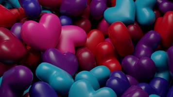3d Saint Valentine Day graphics designer photo