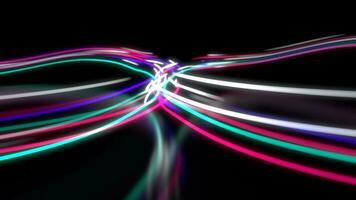 3d Light Trails photo